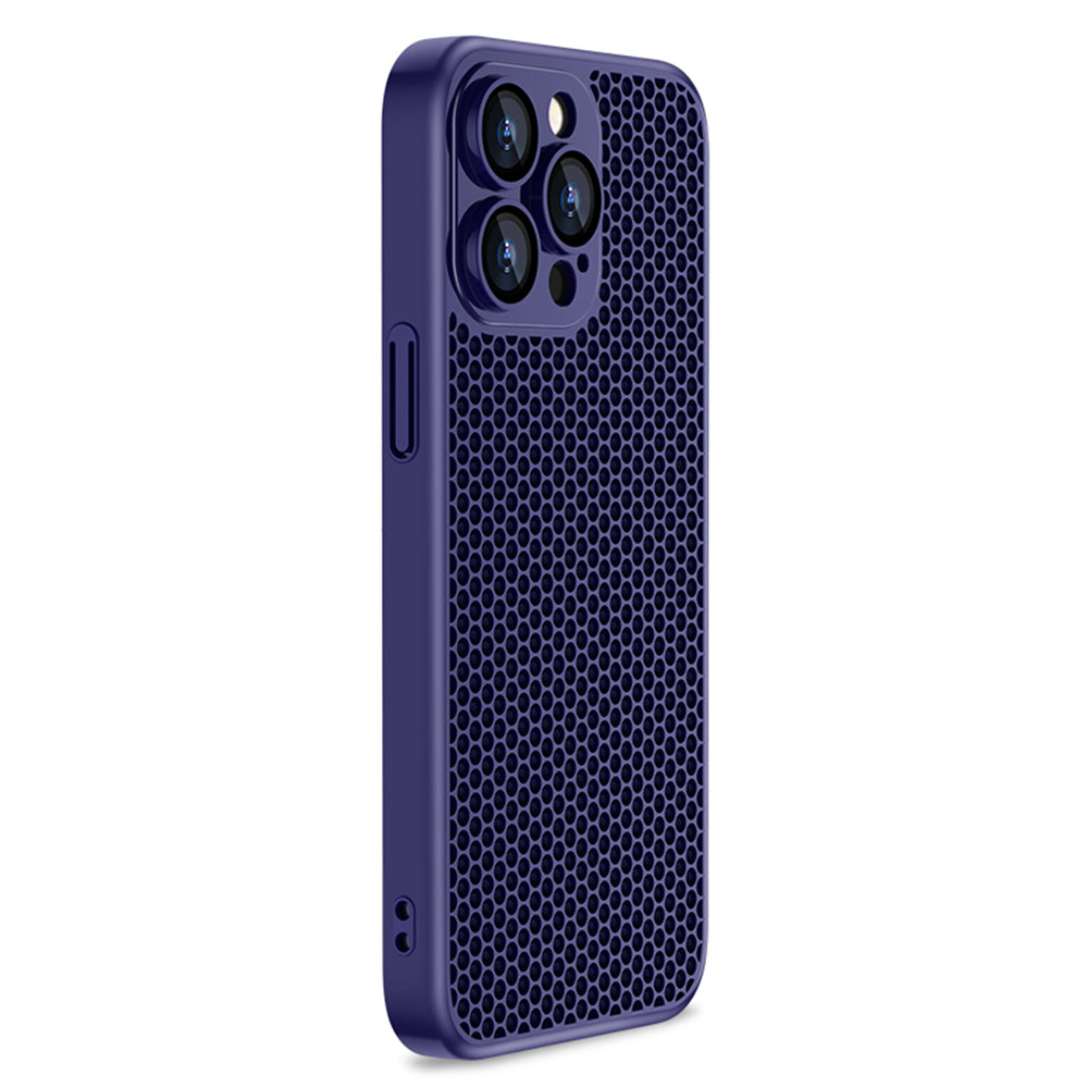 X-LEVEL til iPhone 14 Pro Max varmeafledningstelefonetui PC-cover med metalglas linsebeskytter X-LEVEL til iPhone 14 Pro Max varmeafledningstelefonetui PC-cover med metalglas linsebeskytter